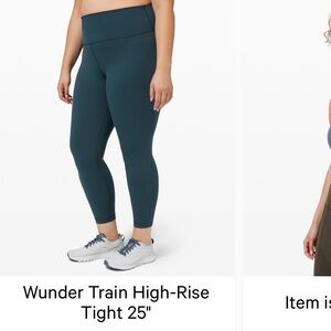 Lululemon Wunder Train leggings